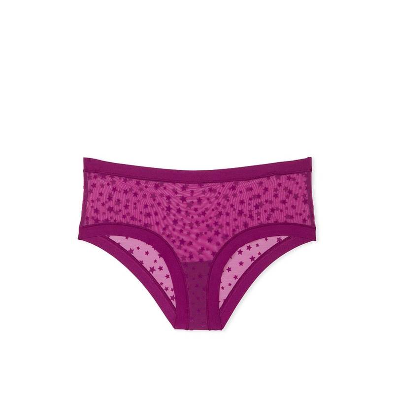 Victoria's Secret PINK No-Show Cheeky Panty - Purple (XS)