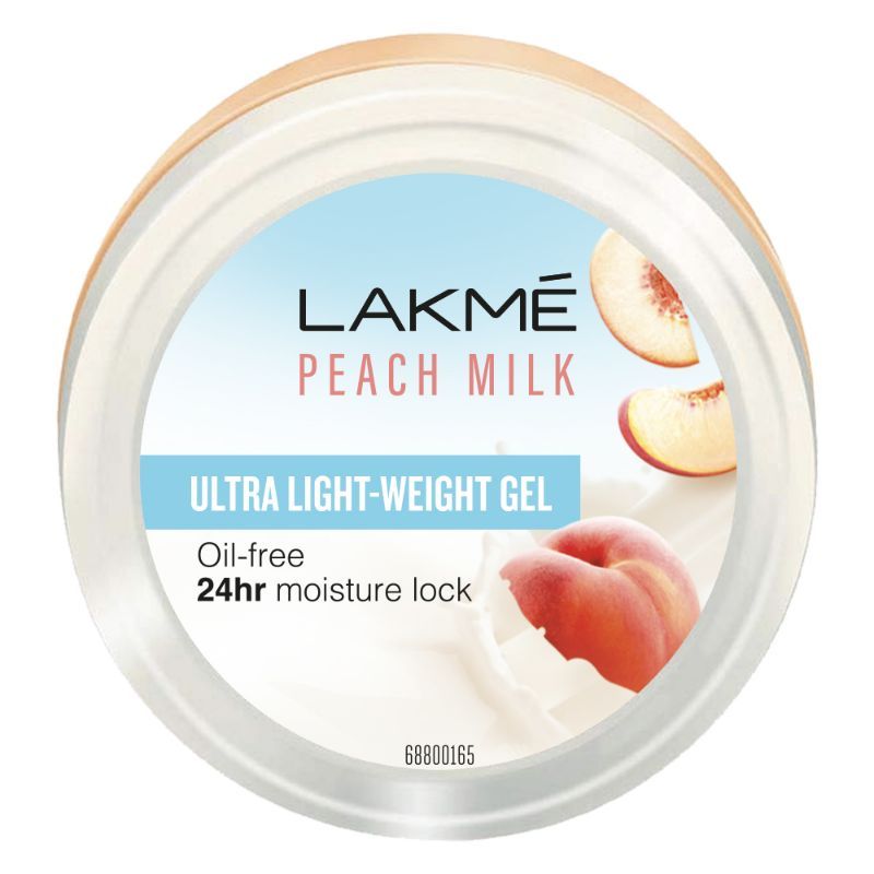 Lakme Peach Milk Ultra Light Gel Moisturizer with Vitamin E & Peach Milk Extract 24HR Moisture Lock
