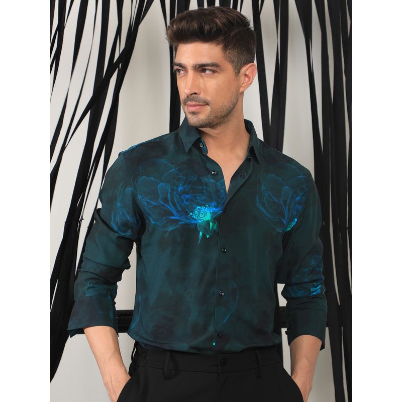 Rare Rabbit Alwick Dark Green Shirt (L)