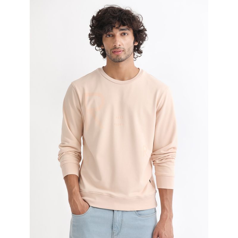 Rare Rabbit Drovie Primary Beige Sweatshirt (L)