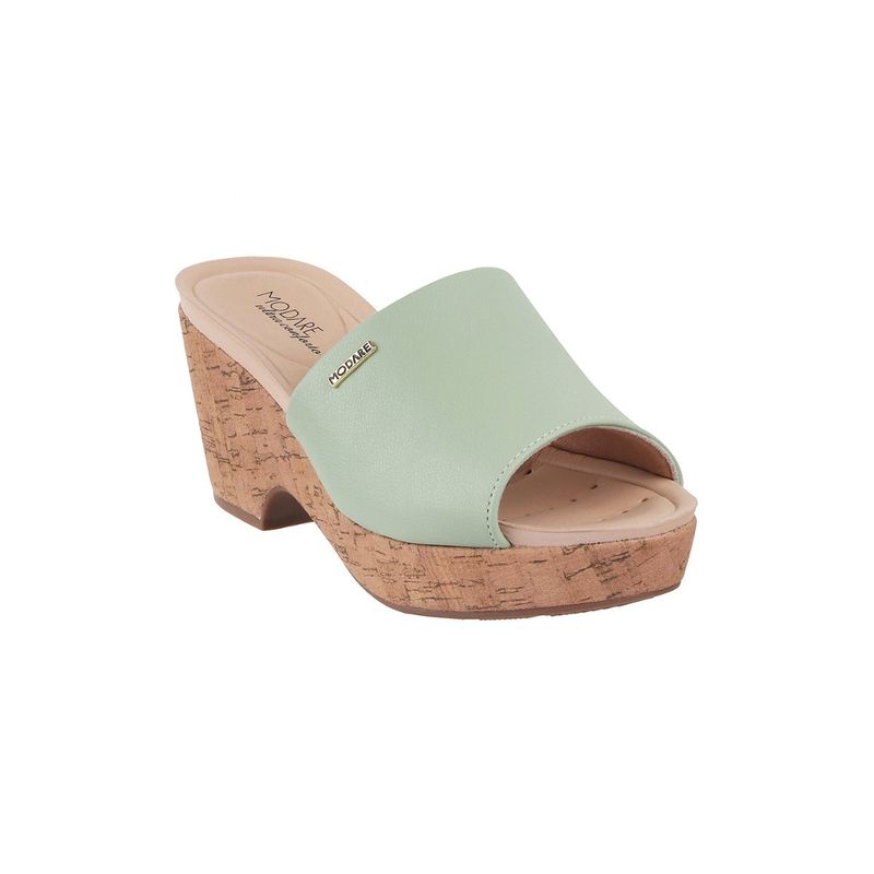 MODARE Green Solid-Plain Open Toe (EURO 39)