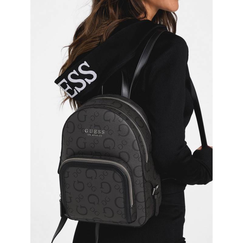 Guess Work Backpack Buy Guess Women Black Printed Saffron Backpack Online