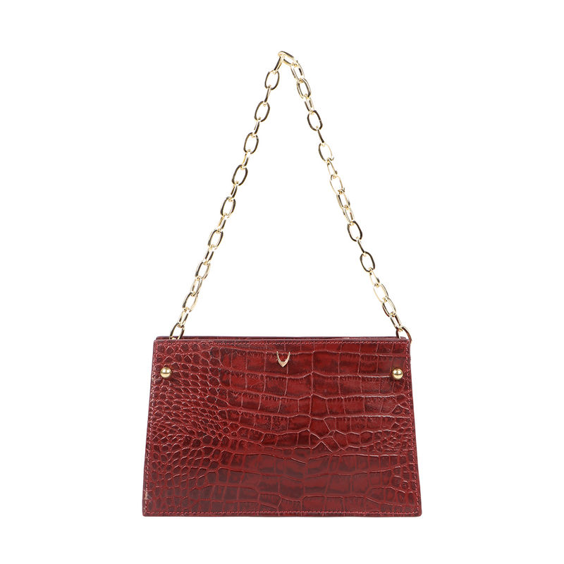 Hidesign Jitterbug 03 Red Leather Womens Shoulderbag