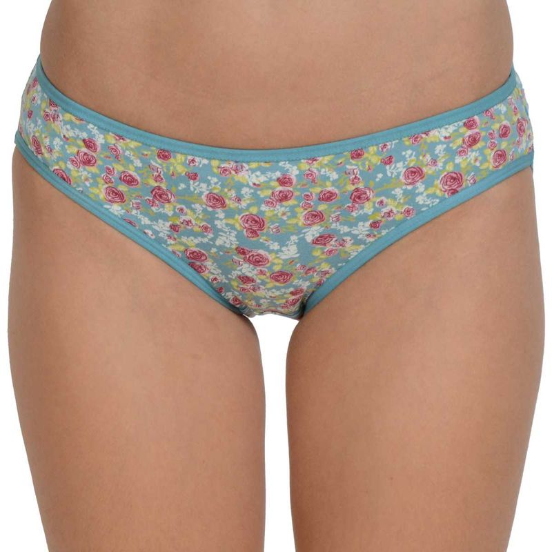 Mod & Shy Printed full coverage Brief - Blue (XXL)
