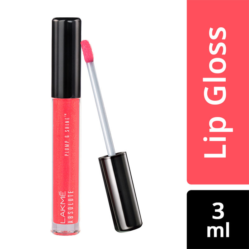 Lakme Absolute Plump And Shine Lip Gloss - Red Shine