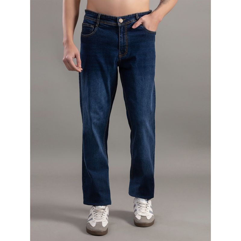 Club York Blue Straight Fit Denim Jeans (30)