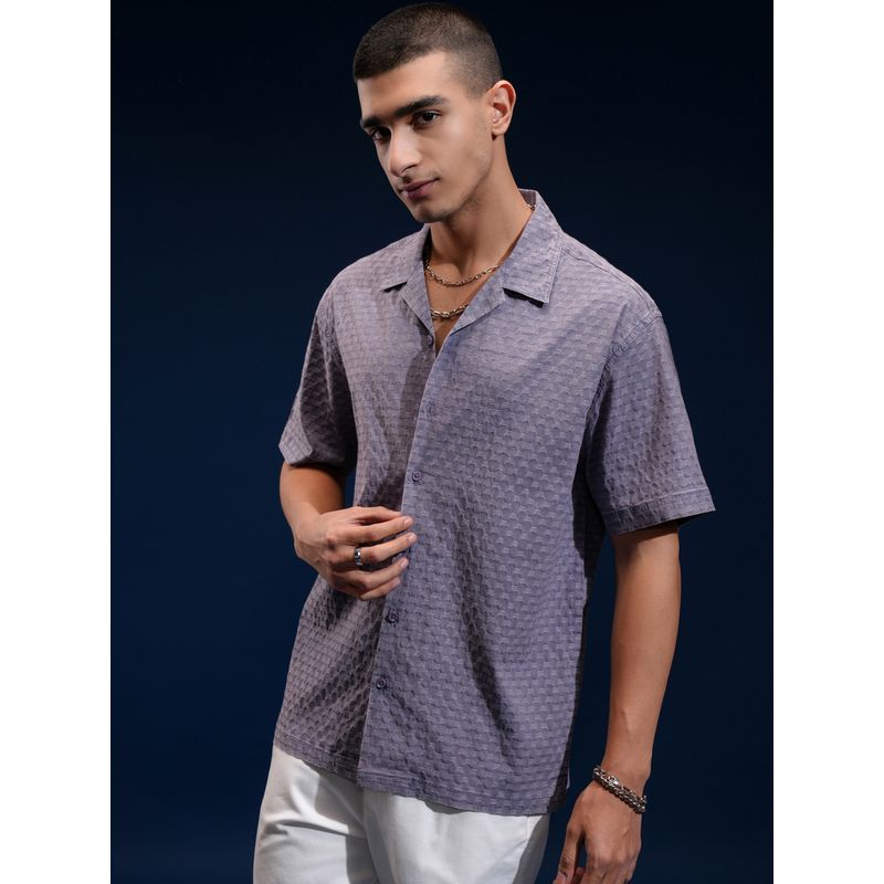 HIGHLANDER Cotton Blue Shirt (L)