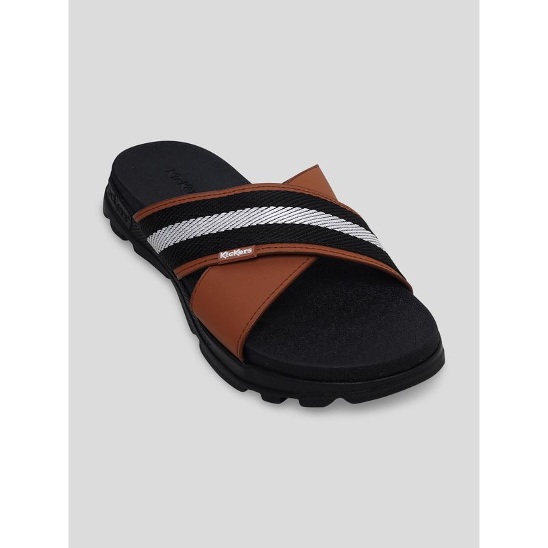 Kickers Men Kick Algedi Brown Sandals (EURO 41)
