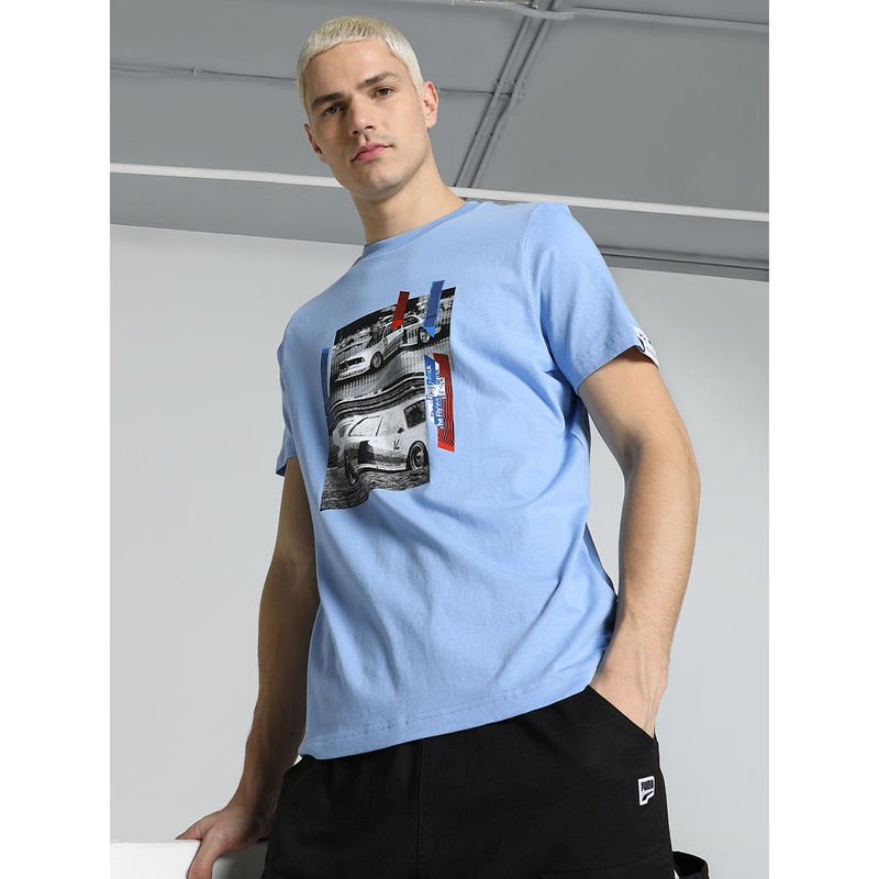 Puma Bmw Mms Car Graphic Mens Blue T-Shirt (M)