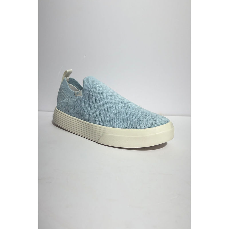 Reebok Womens Onlux Slip On Walking Shoes Blue (UK 4)