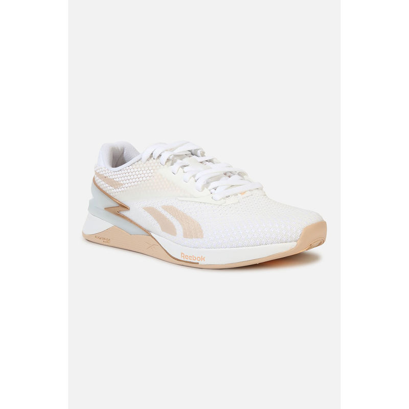 Reebok Women Nano X3 Running Shoes Off White (UK 7)