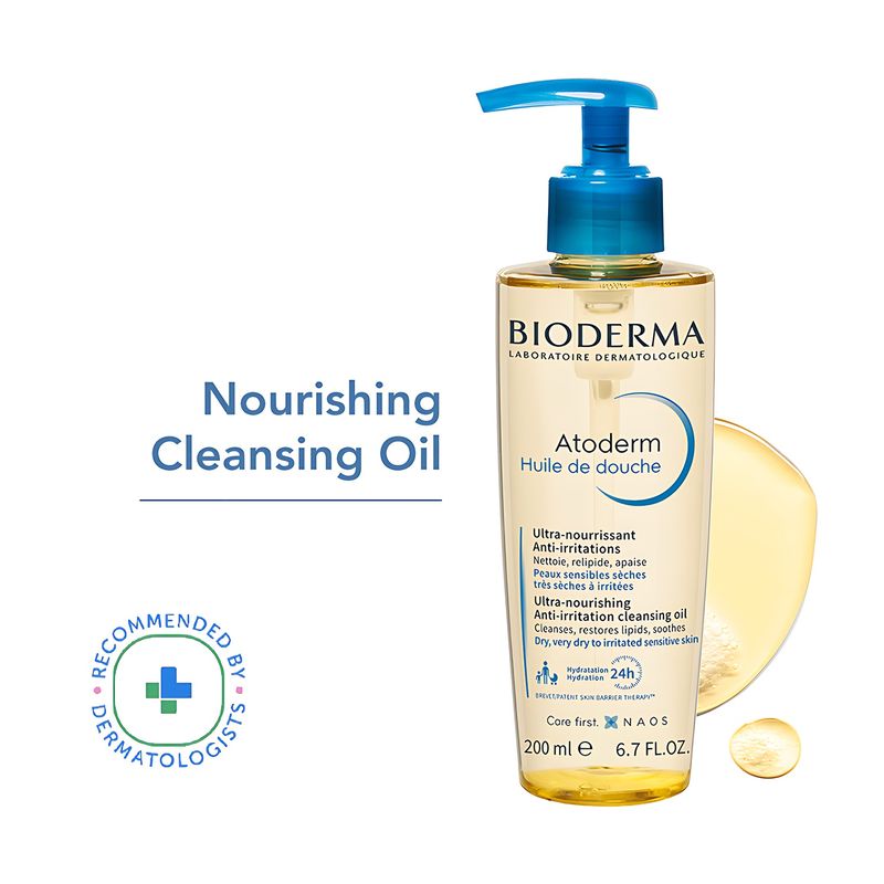 Bioderma Cleansing Oil - Atoderm Huile De Douche With Niacinamide