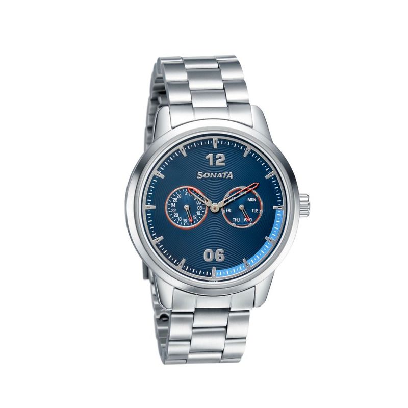Buy Titan NM1802WL01 Blue Dial Analog Watch For Men Online