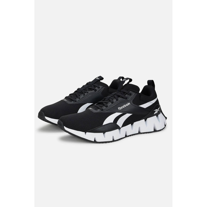 Reebok ZIG DYNAMICA STR - Men Black Running Shoes (UK 10)