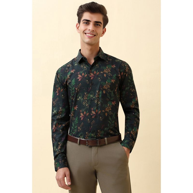Allen Solly Men Multi-Color Floral Formal Shirt (38)