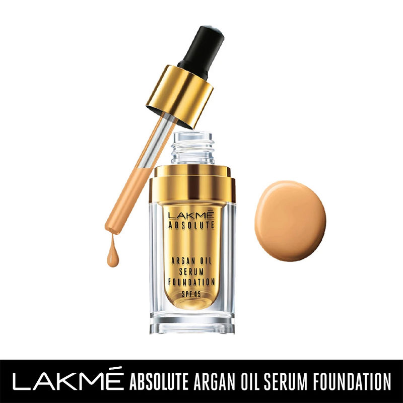 Lakme Absolute Argan Oil Serum Foundation SPF 45 - Warm Cream