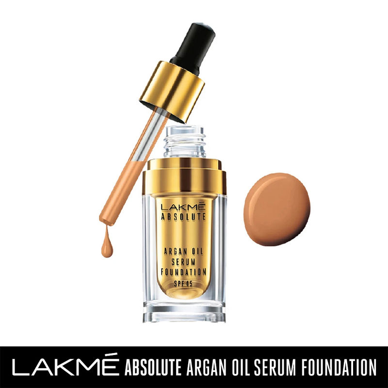 Lakme Absolute Argan Oil Serum Foundation With SPF 45 - Warm Natural