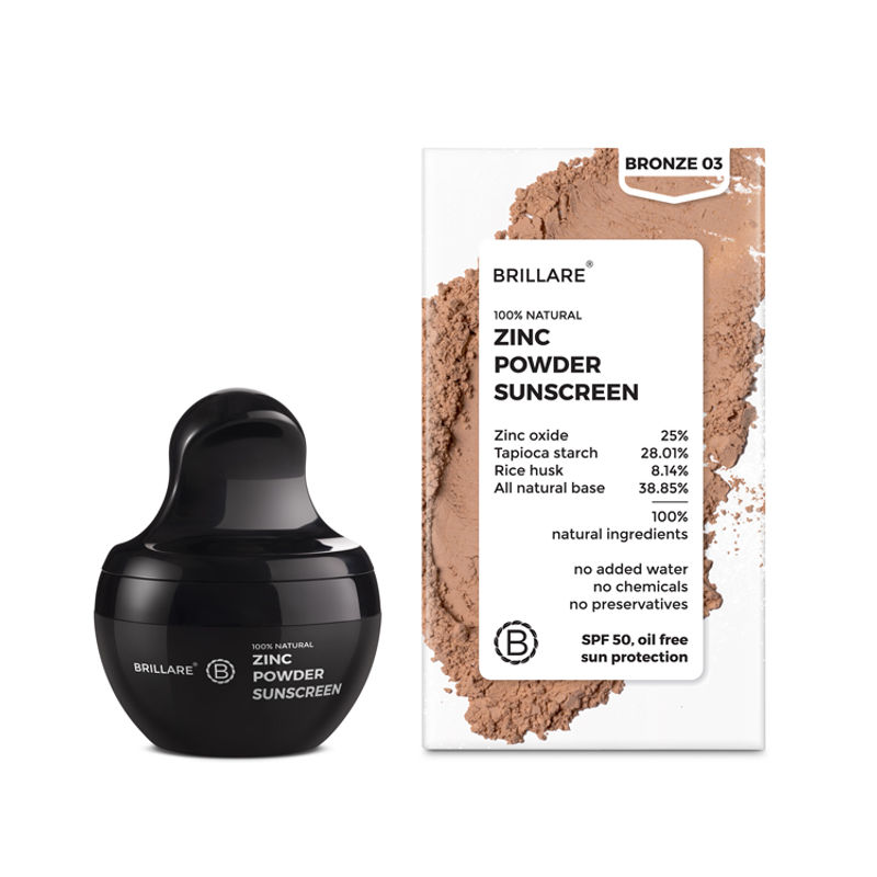 Brillare Zinc Powder Sunscreen SPF 50