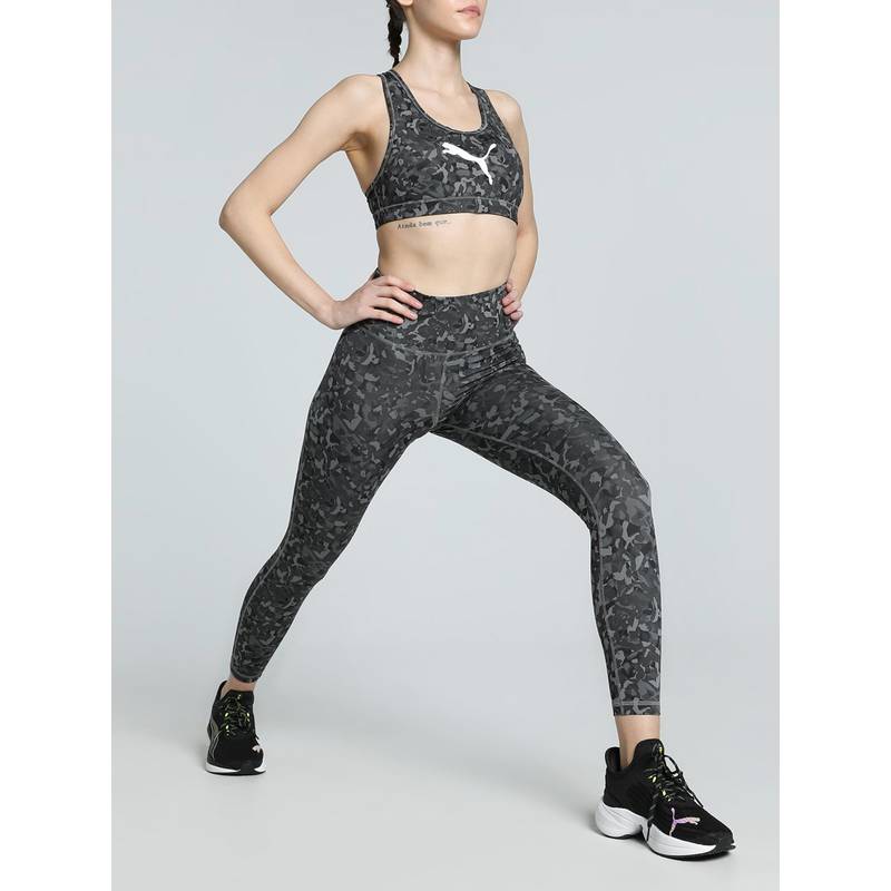 Puma TAD GRAPHIC 7/8 AOP Womens Black Tights (XS)