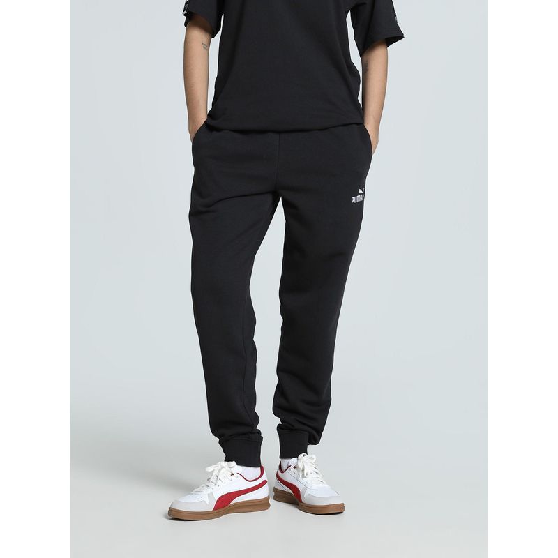 Puma TAPE Womens Black Joggers (S)