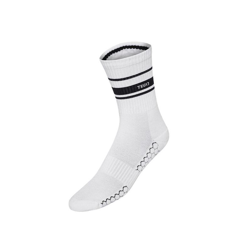 Tego Bamboo Crew Socks - White (M)