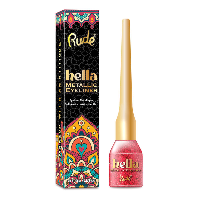 Rude Cosmetics Hella Metallic Eyeliner - Garnet
