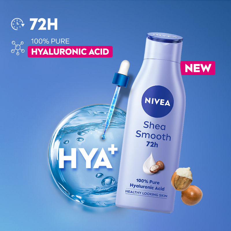 NIVEA Shea butter BODY LOTION - 5 in 1 COMPLETE CARE for 48H Moisturised Skin (Dry Skin)