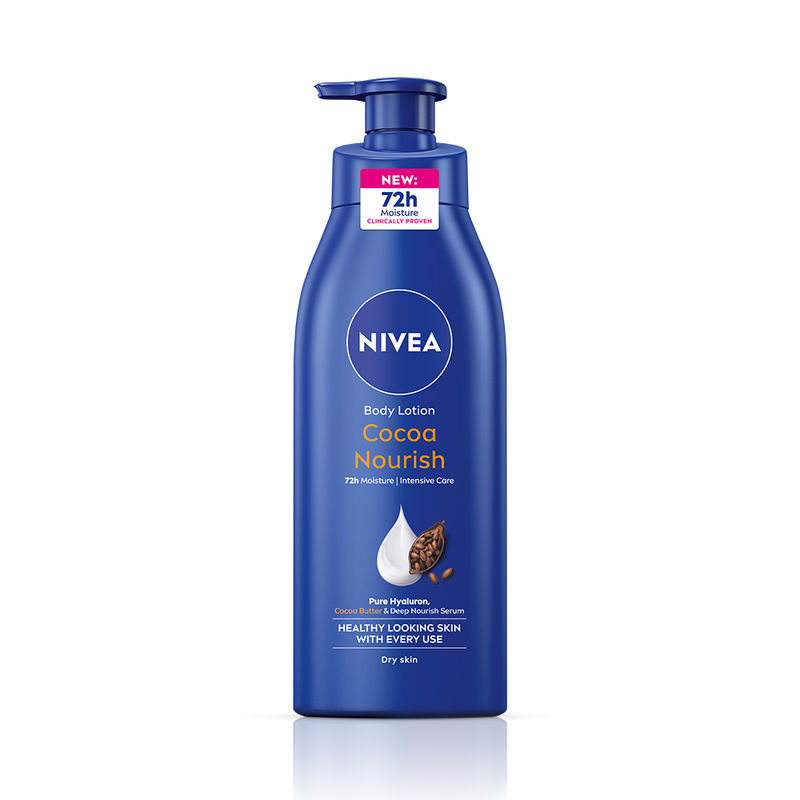 Nivea Cocoa Nourish Oil In Lotion With Pure Hyaluron For 72H Moisturization