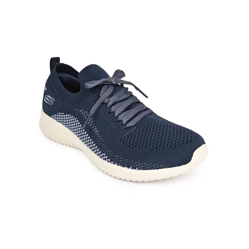 SKECHERS Women Ultra Flex Sneakers _ Navy Blue (US 6)