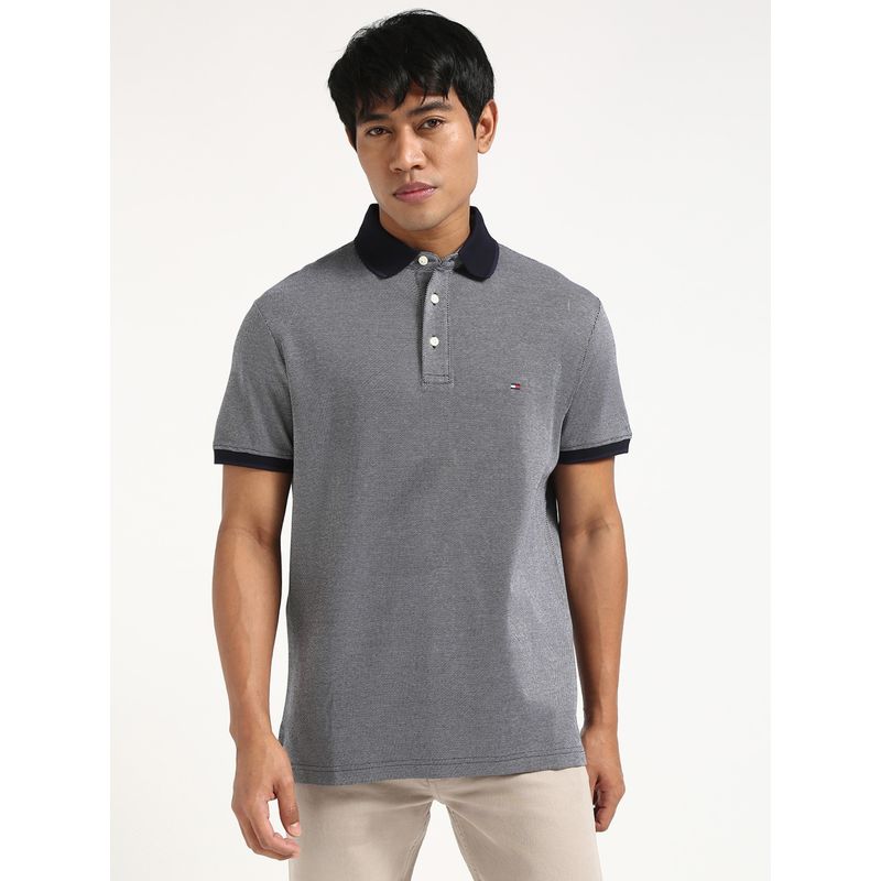 Tommy Hilfiger Mens Blue Polo T-Shirt (L)