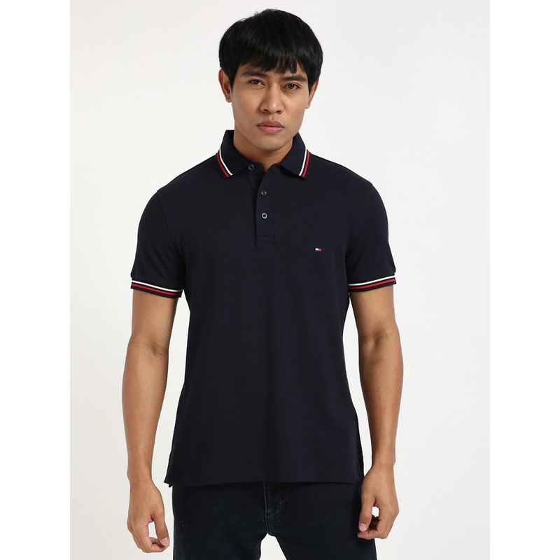 Tommy Hilfiger Mens Blue Polo T-Shirt (XS)