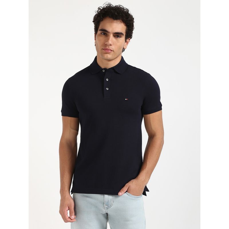 Tommy Hilfiger Mens Blue Polo T-Shirt (XS)