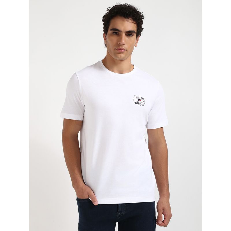 Tommy Hilfiger Mens White T-Shirt (S)