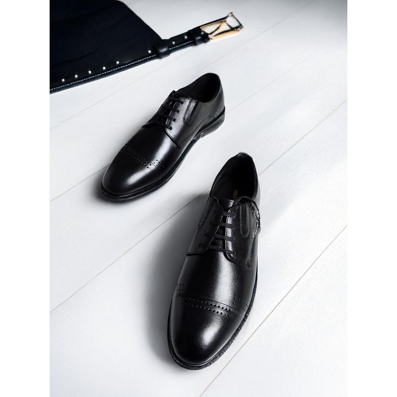 Monte Carlo Black Formal Derbies for Men (UK 9)