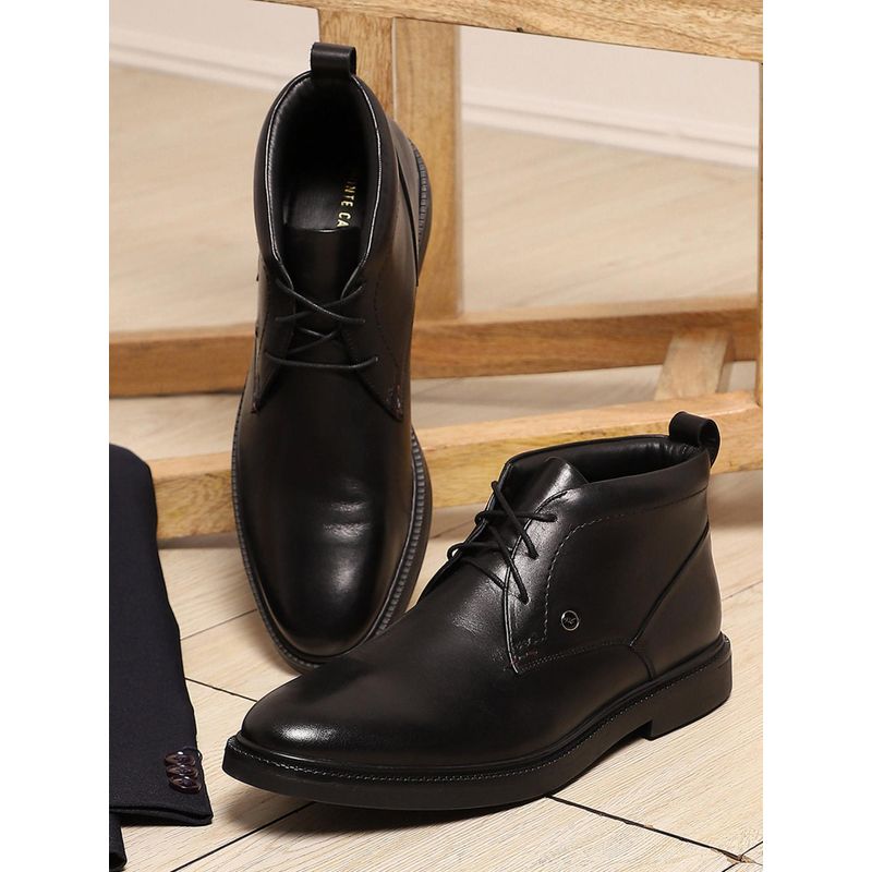Monte Carlo Black Smart Lace Ups Formal Oxfords for Men (UK 8)