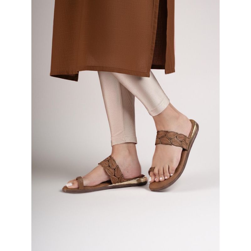 Monrow Claris Beige Flats (EURO 36)