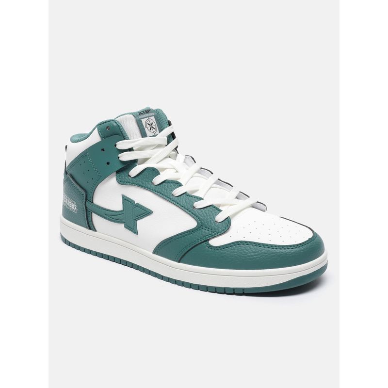 Xtep Atrovirens Canvas Green & White Classic Sneakers (EURO 41)