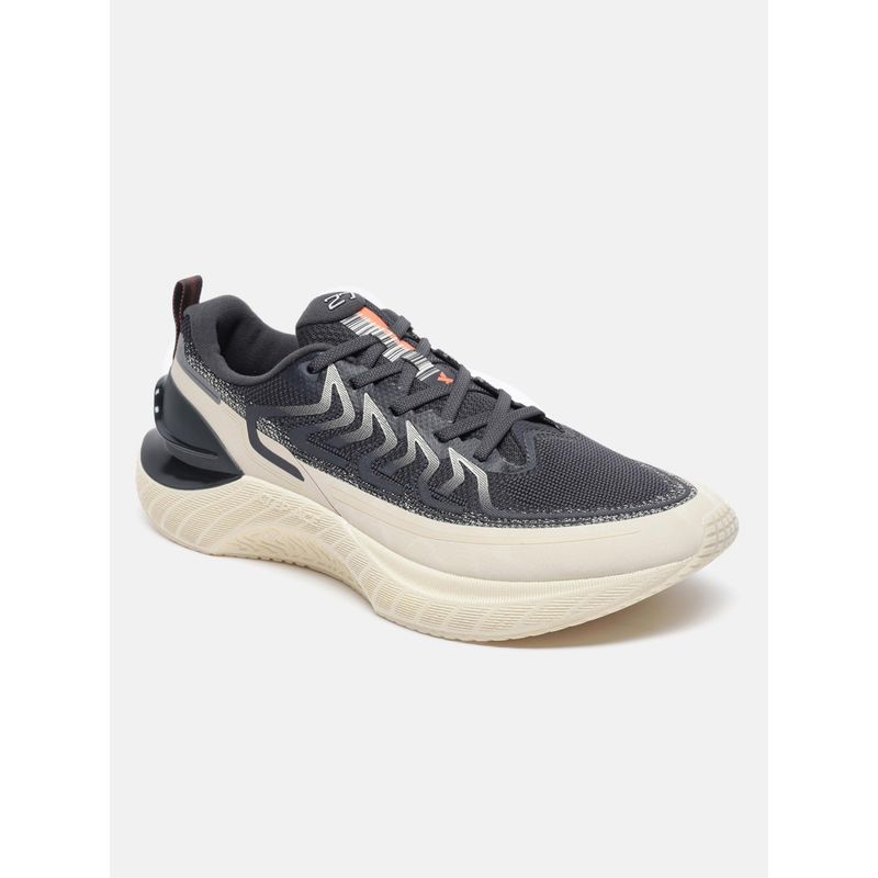 Xtep Carbon Black & Misty Dark Grey Running Shoes (EURO 43)