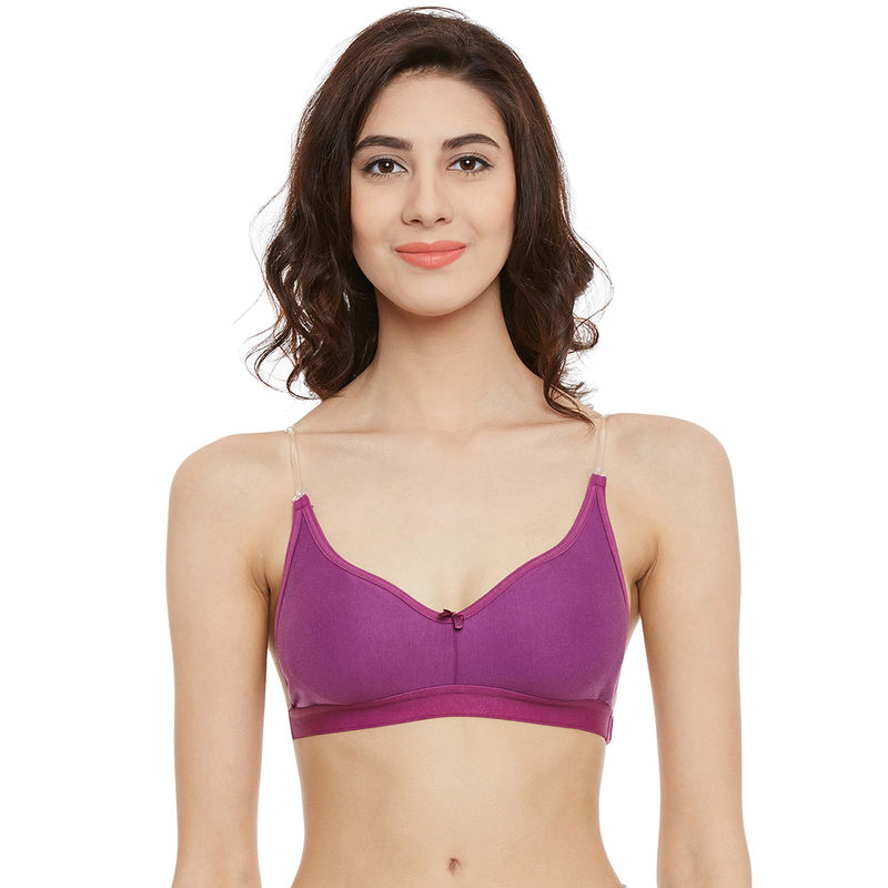 Buy Tweens Padded Non-Wired Demi Coverage Tube Bra - Black at Rs