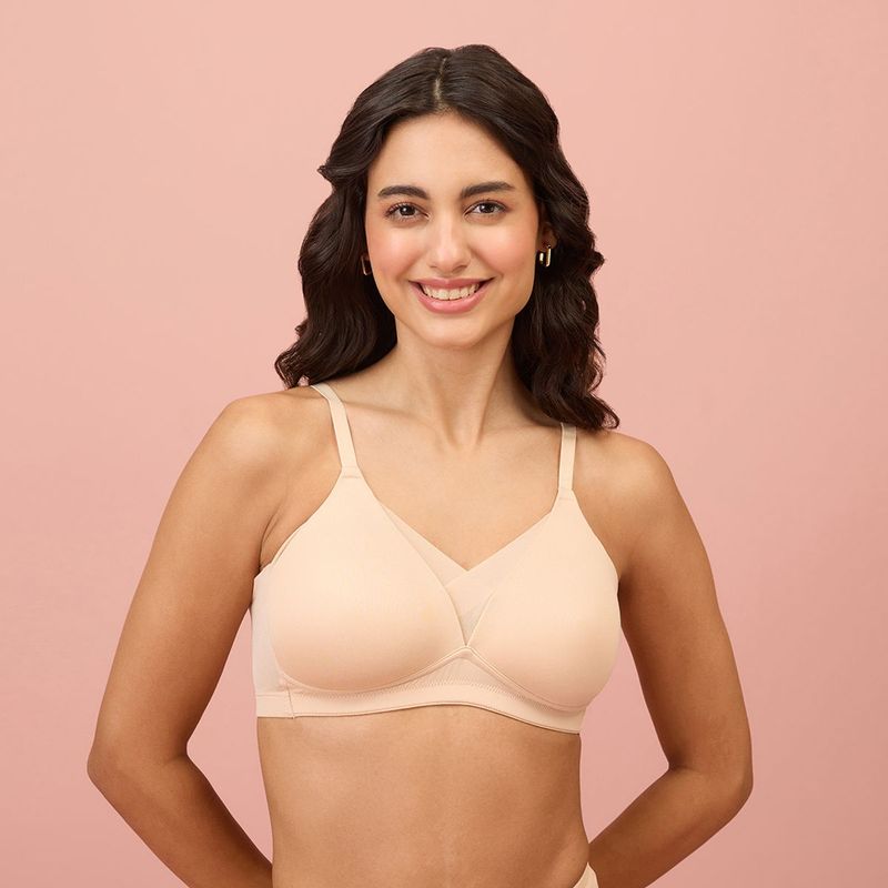 Nykd by Nykaa The Perfect Shaping Infinity Mesh Padded Bra NYB202 - Skin (36D)