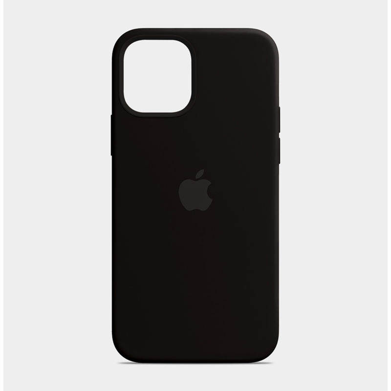 Treemoda Black Solid Silicone Apple iPhone 14 Pro Max Back Case (iPhone 14 Pro Max)