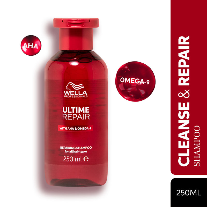 Wella Professionals Ultime Repair Shampoo with AHA & Omega-9c