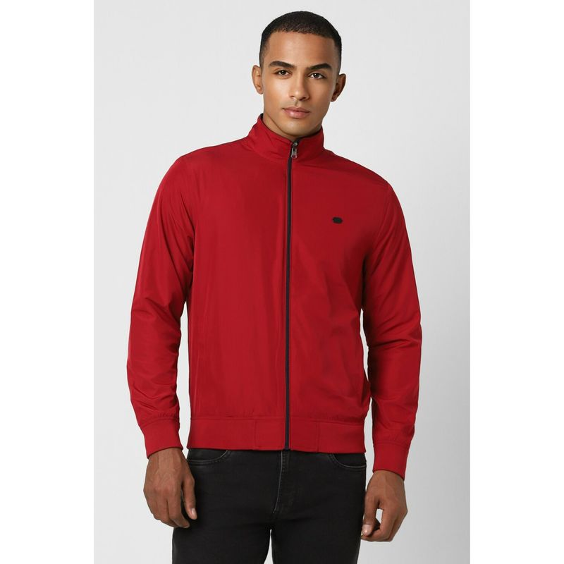 Peter England Men Navy Solid Casual Jacket (S)