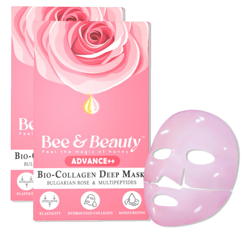 Bee & Beauty Bio Collagen Pink Deep Mask - Pack 2