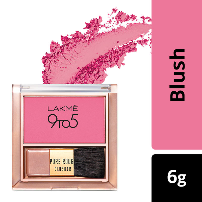 Lakme 9 To 5 Pure Rouge Blusher - Pretty Pink
