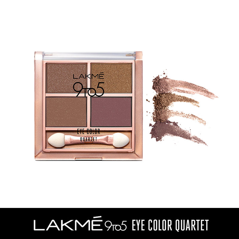 Lakme 9 to 5 Eye Color Quartet Eye Shadow - Mystic Nudes