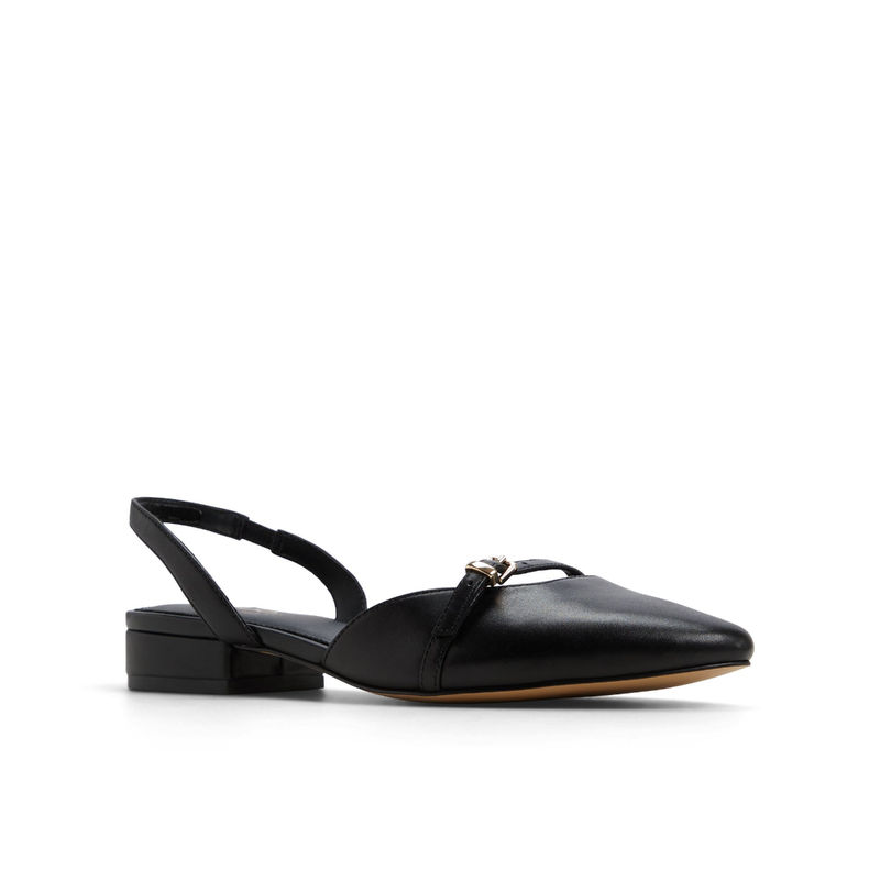 Aldo Flintstone-In001 Women Black Block Heel Sandals (UK 3)