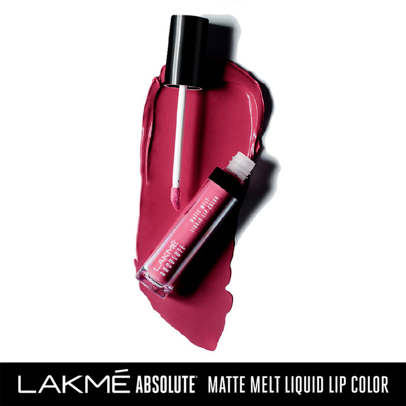 Lakme Absolute Matte Melt Liquid Lip Color - Pink Poison