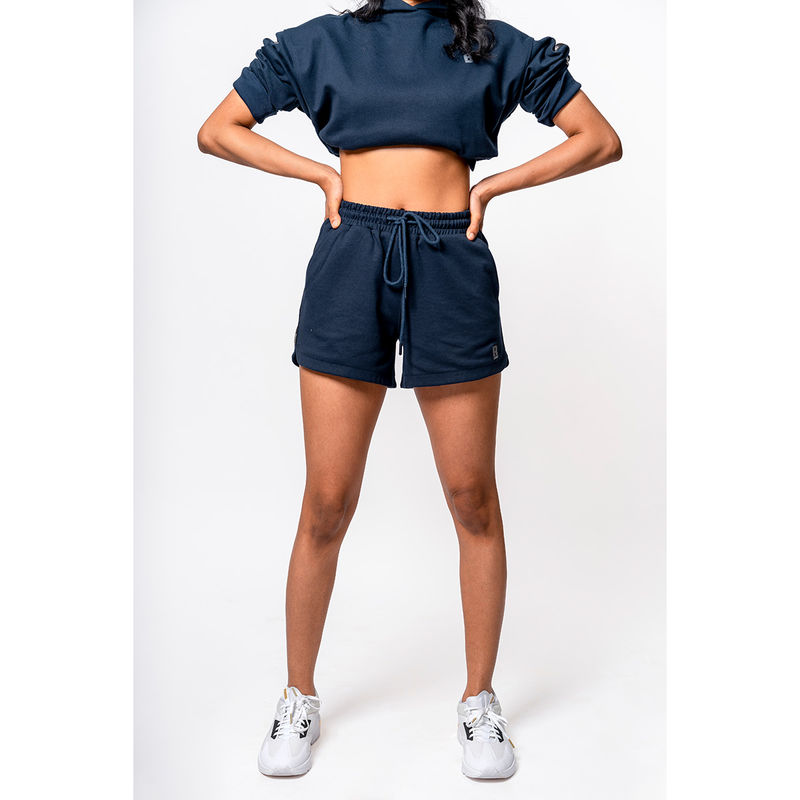 Baller Athletik So-Chill Shorts - Navy Blue (XS)