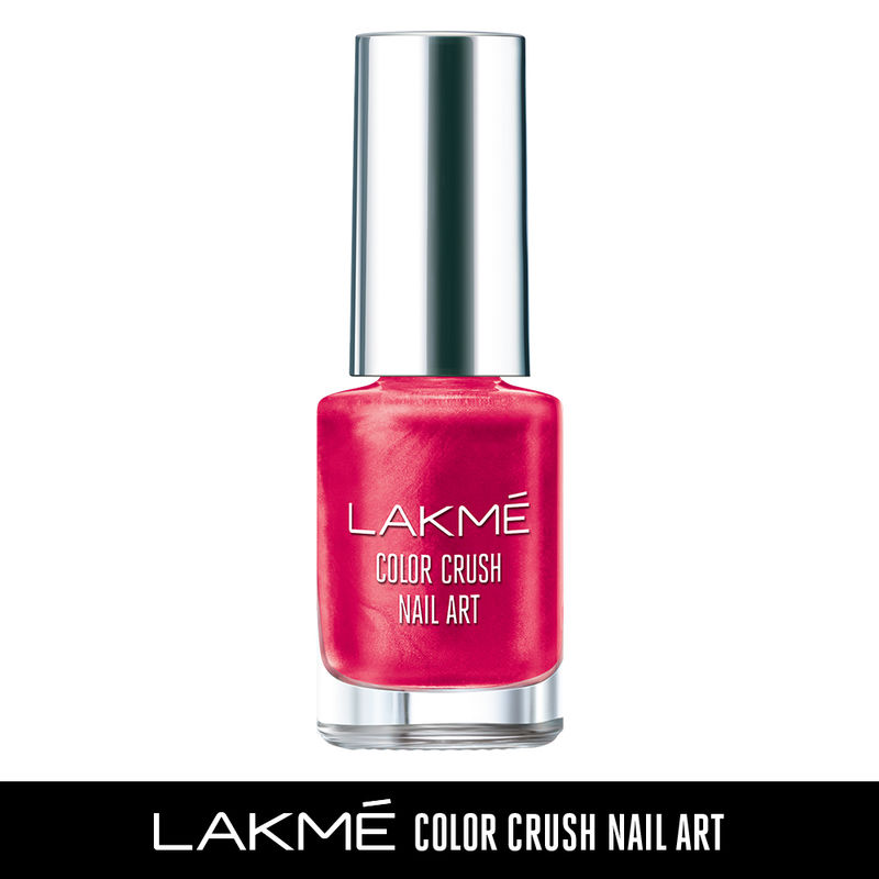 Short Lakme color crush nail polish l Shade U4 #youtubeshorts #short #lakme  #nailart - YouTube